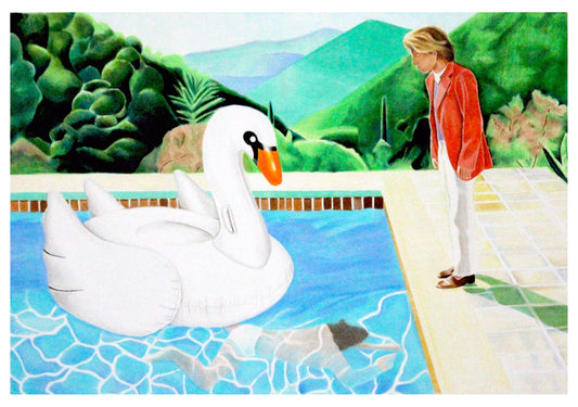 Hockney Swan