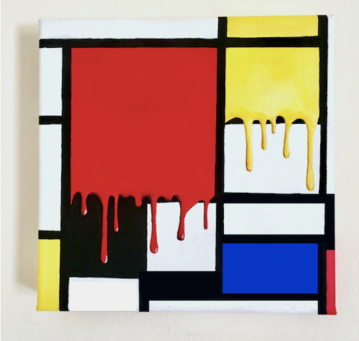 'Melting Mondrian'